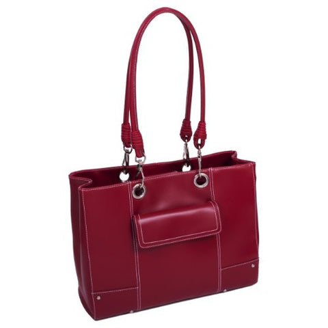 SERENA Faux Leather Ladies' Business Tote Red