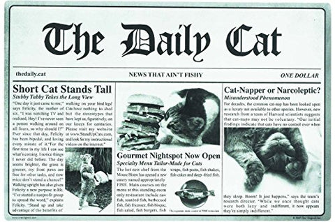 Ore Pet, Pet Placemat The Daily Cat,18.00 W X 12.00 H