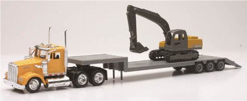 1/43 Kenworth W900 Construction Truck with Backhoe