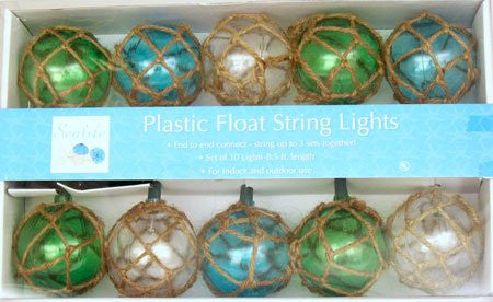Plastic Float 10-Count String Lights