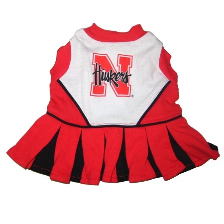 Nebraska Cheerleader Dog Dress, small