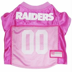 Oakland Raiders NFL Dog Jerseys – Pink, small