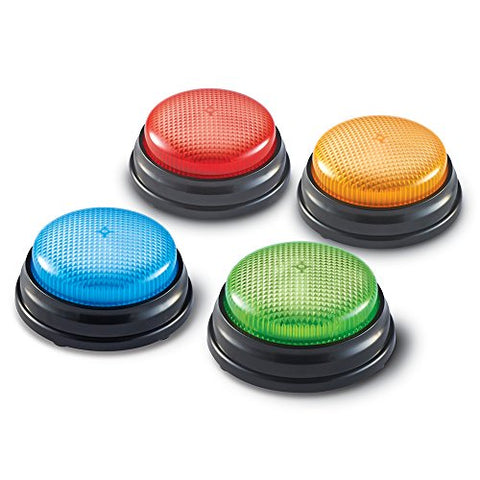 Lights & Sounds Answer Buzzers, Set of 4