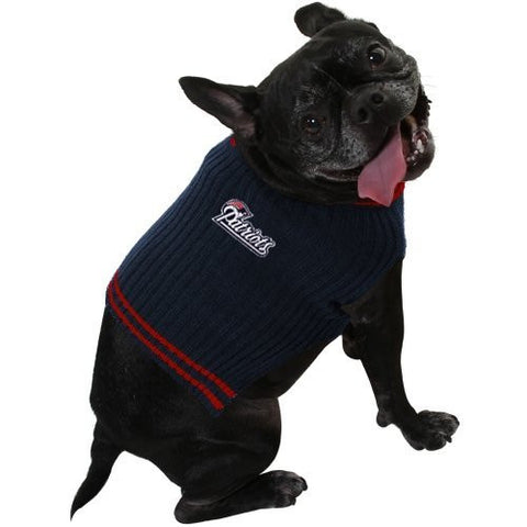 New England Patriots Dog Sweater, small