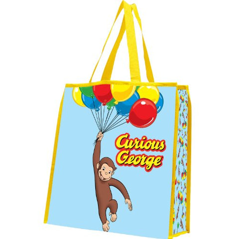 Curious George Large Shopper Tote, Multicolor 14" x 4" x 15" (not in pricelist)