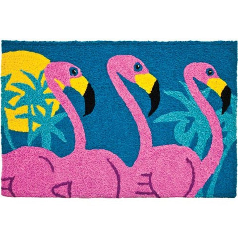 Tropical Flamingos 21" x 33"