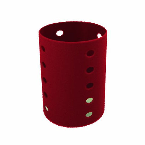 Red Magnetic Rollers 2-1/2", Pack of 6