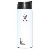 Flask Wide Mouth with Hydro Flip 18 oz - Arctic White