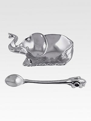 Elephant Porringer & Spoon Set