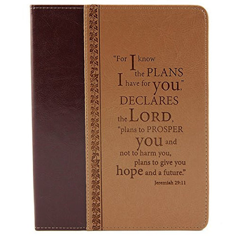I Know the Plans" Two-tone Inspirational Tablet Case / Cover - Jeremiah 29:11