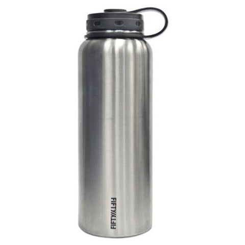 Double Wall Stainless Steel Water Bottle - 40 oz, Stainless Steel