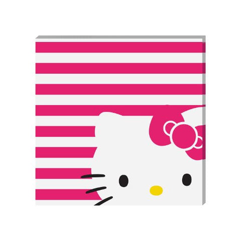 Hello Kitty Small Stretched Canvas, 6" x 1" x 6"