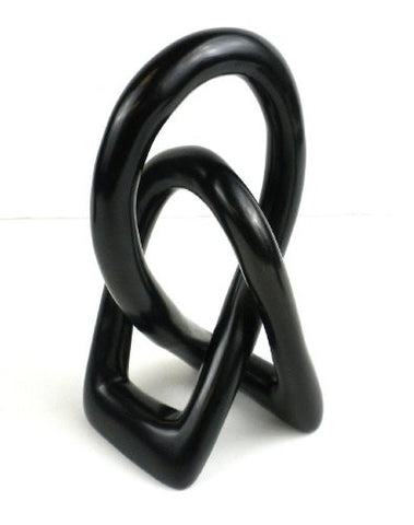 Lovers Knot 6 inch Black