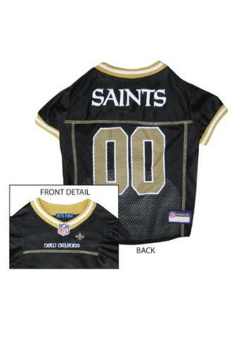 New Orleans Saints - NFL Dog Jerseys, black w/ gold trim, medium