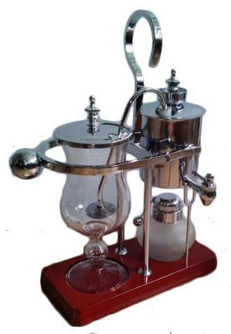 Belgium Syphon Balance Coffee Maker Silver