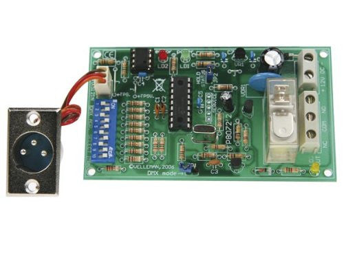 DMX-Relay Controlled Switch, 4.1 x 2.4 x 1.2"
