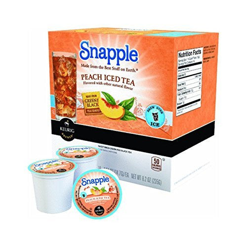 Snapple - Peach Iced Tea, 12-Count K-Cup