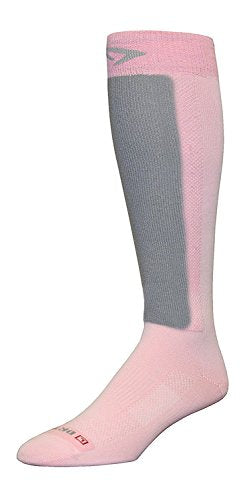 Ultra Thin Skiing Over Calf - Lt. Pink/Lt. Gray, S