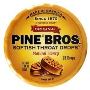 Natural Honey Throat Drops 26-count Puck (Pack of 8)