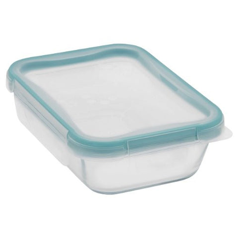 SNAPWARE Total Solutions 2-cup Glass Rectangle w/ Plastic Lid