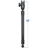 Ram 1" To 1" Ball Extension Pole  18" Long With Arm