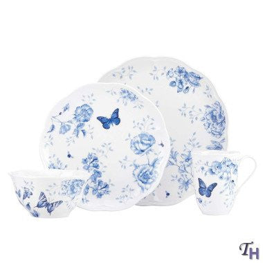 BUTTERFLY MDW TOILE BLUE 4 PPS