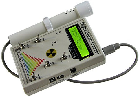 Digital Geiger Counter with External Wand Assembled
