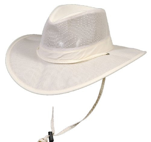 Airflow Light Weight Supplex Outdoor Hat - Natural, Medium
