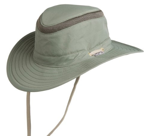 Tarpon Springs Floating Supplex Sailing Hat - Olive, Large