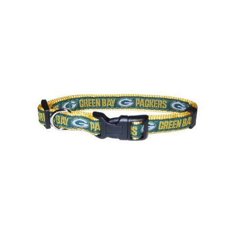 Green Bay Packers Dog Collar - Alternate: Large Collar