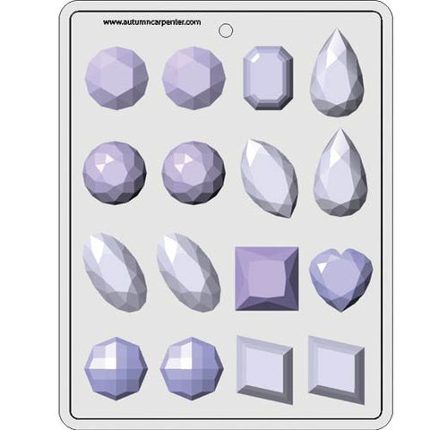 Hard Candy Jewel Mold - Large Assortment 3