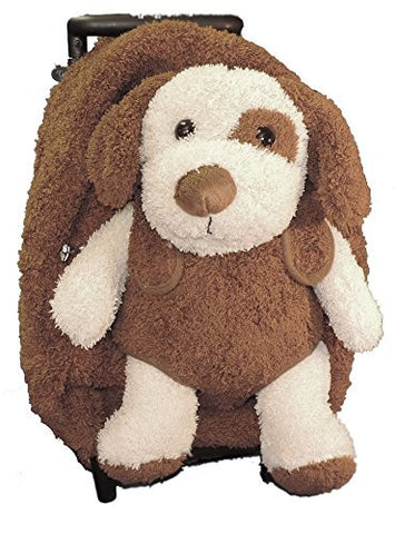 Plush Animal Rollers Puppy w/ Brown