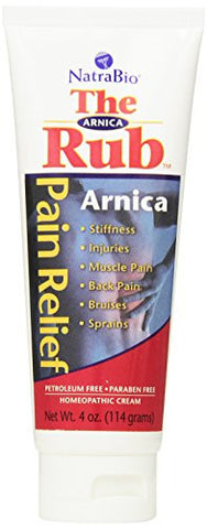 Arnica Cream, "The Rub" Pain Relief, 4 oz.