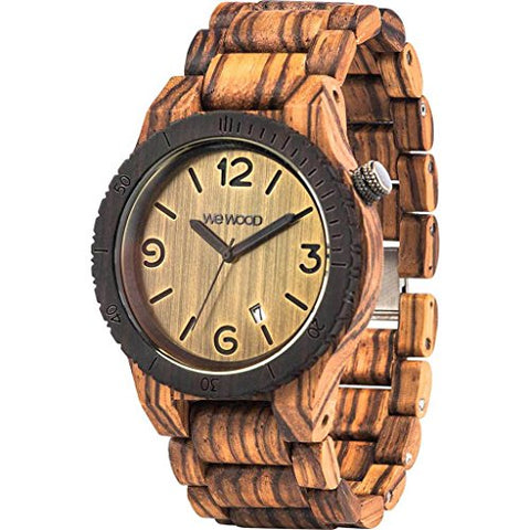 Alpha Zebrano Wood Watch