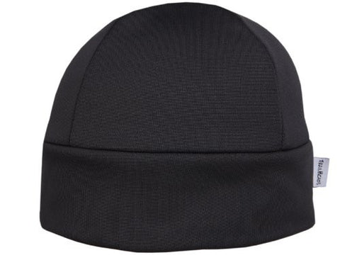 Tempo Beanie, black, brushed poly spandex
