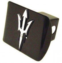 Arizona State Pitch Fork Black Emblem On Black Hitch Cover