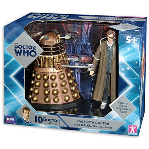 Doctor Who: 5 inch Action Figure Doctor & Dalek Set (2nd,6th,10th) (not in pricelist)