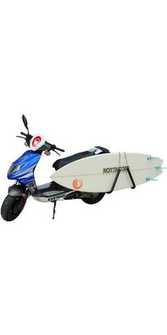 Moped Surfboard Carry Rack