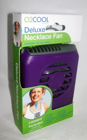 Deluxe Necklace Fan - Purple