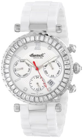 Ingersoll Women's Albany Analog Display Automatic Self Wind White Watch