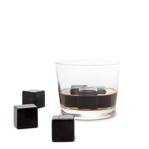 Whisky Stones Beverage Cubes BLACK, Set of 9