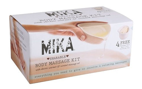 Mika Body Massage Kit (Electric Melter & 1 Box of Melts)