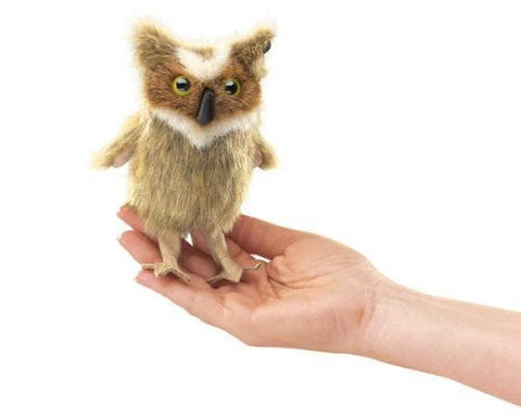 Mini Owl, Great Horned, Newest Puppets