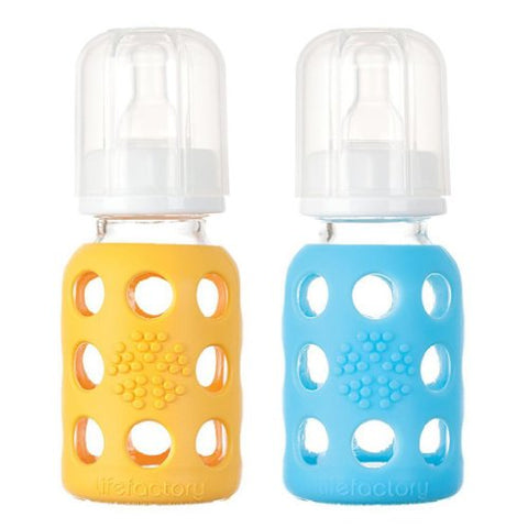 Baby Bottle Collection 4 oz - Banana and Sky