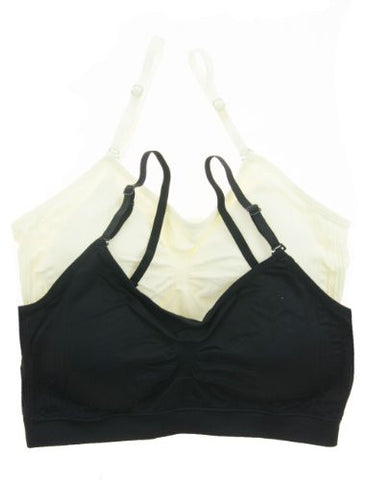 Tops-seamless top, removable and adjustable straps