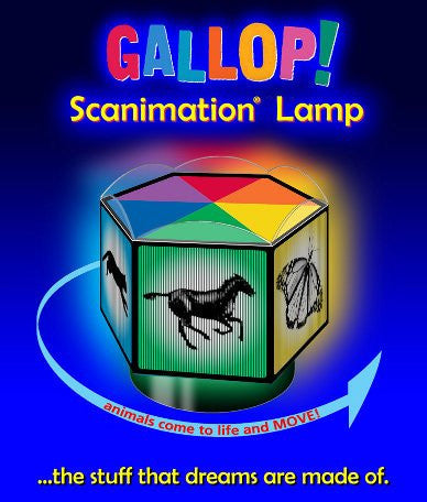 Gallop Scanimation Lamp