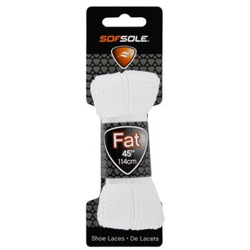 Athletic Fat Shoe Lace - White, 45-inch