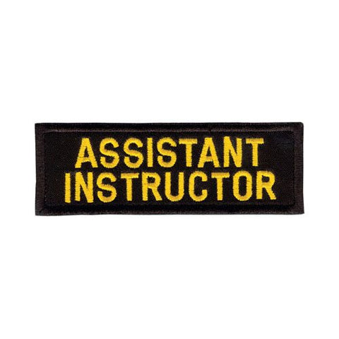 Assistant Instructor Rectangular Patch, 4"
