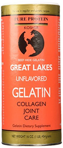 Unflavored Beef Gelatin, 16.0 oz/1.0 lb