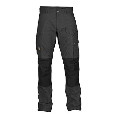 Fjallraven Men's Vidda Pro Trousers Regular, Dark Grey/Black, 48